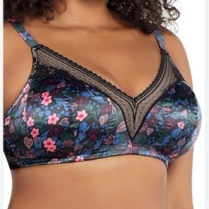 New Jade full busted full coverage cups wire free bralette style, size 40G